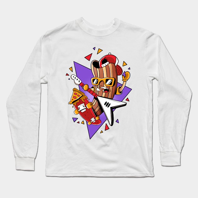 Epic Bacon! Long Sleeve T-Shirt by LAckas